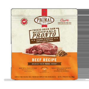 Freeze-Dried Raw Scoopable Pronto Dog Food - Beef Recipe